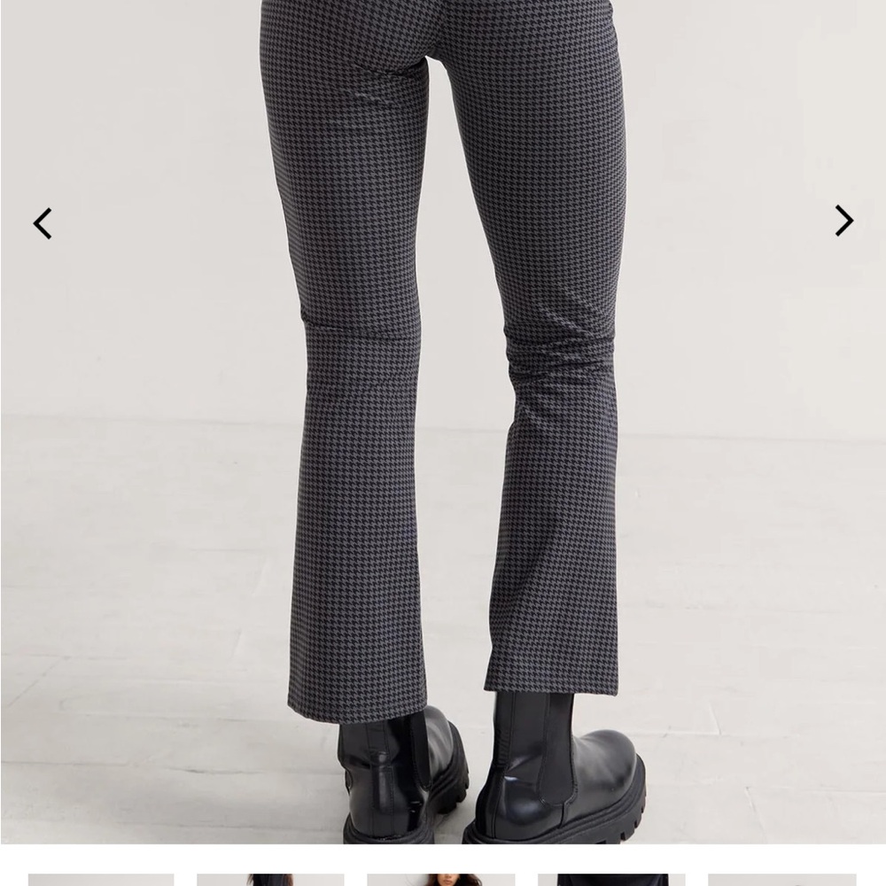 Hatch Maternity Ultimate Before, During, & After Burgundy Crop Flare Pants